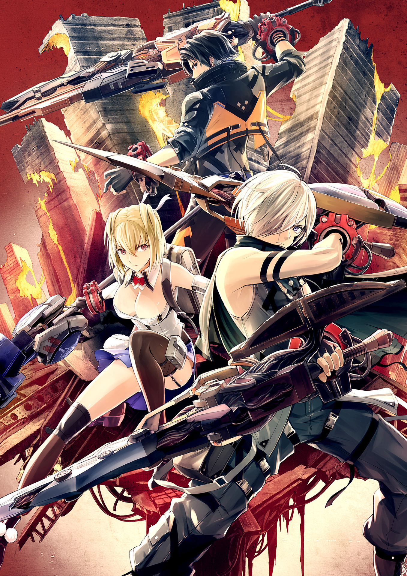 噬神者3美术设定集godeater3visualartworks