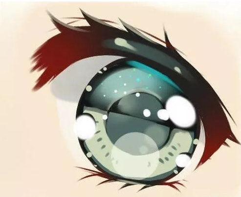 动漫眼睛水灵灵的效果你知道怎么画吗动漫眼睛上色步骤解析
