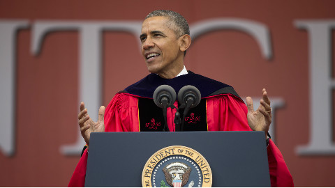 【中英双语】奥巴马罗格斯大学演讲 传播鸡汤