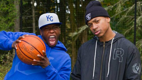 1米75照样上天!内特和小托马斯四年前特训视频