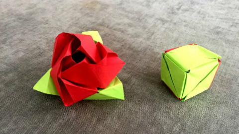 纸在乎你 手工折纸:魔术玫瑰 - AcFun弹幕视频