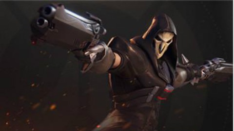 《守望先锋》死神开大套路,从天而降,四杀 - Ac