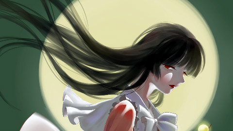 【东方板绘】画一只辉夜公主,从此up主进化为