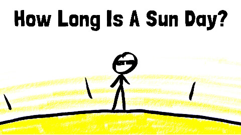 【分钟物理】太阳上的一天有多长?@柚子木字