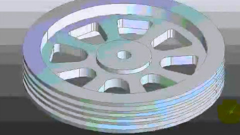 CAD2007三维绘图皮带轮的绘制 3 - AcFun弹幕