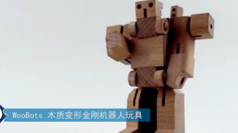 【智能界大百科】woonots木质变形金刚玩具套