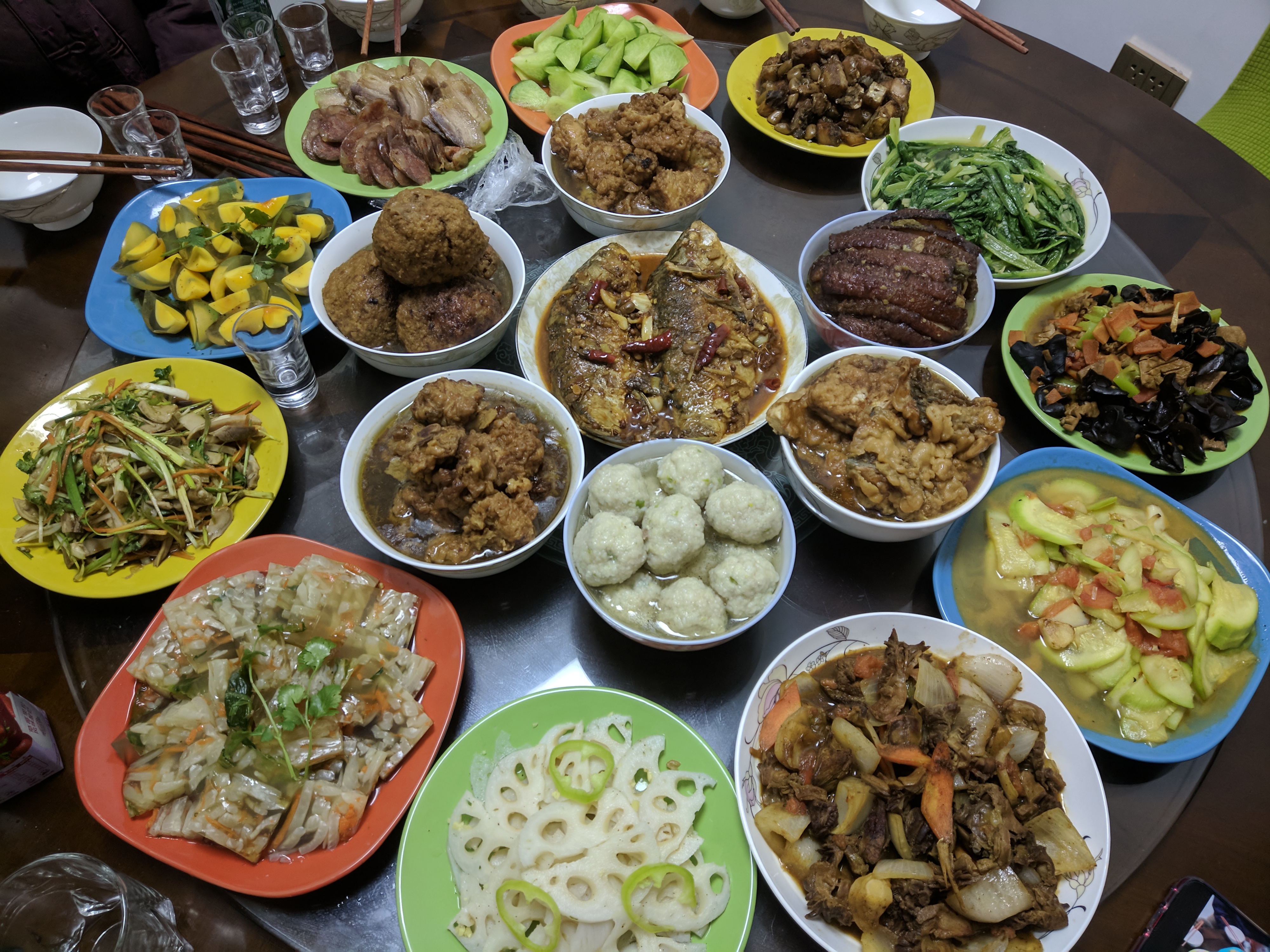 如图!从小到大都感觉我家年夜饭贼好吃!