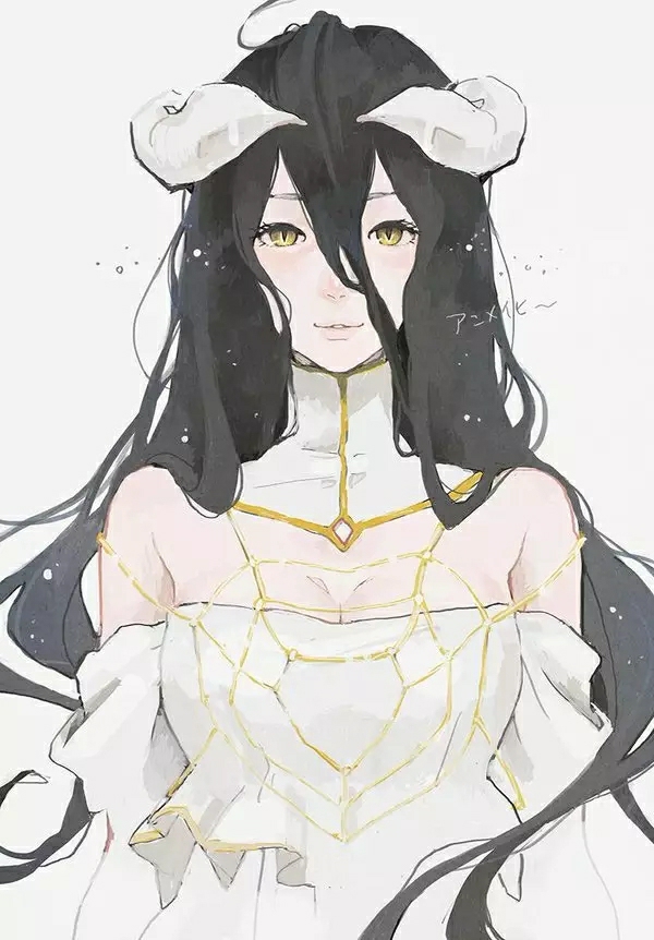 日本插画师たえ清新的少女肖像插画