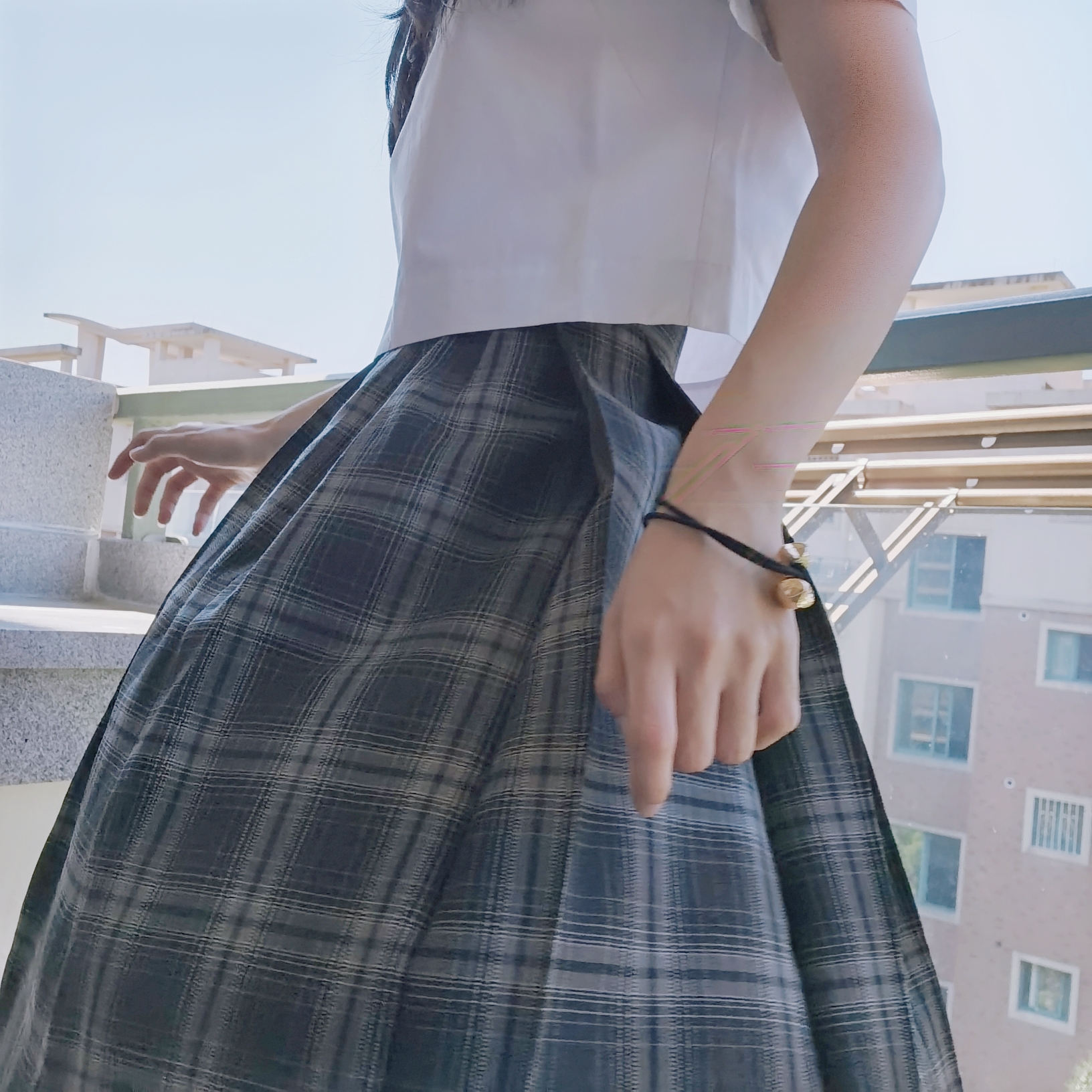 小裙裙挑战jk制服x爱的魔力转圈圈