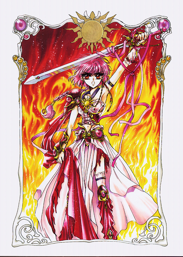 [画集《魔法骑士原画集(magic knight rayearth[1998]