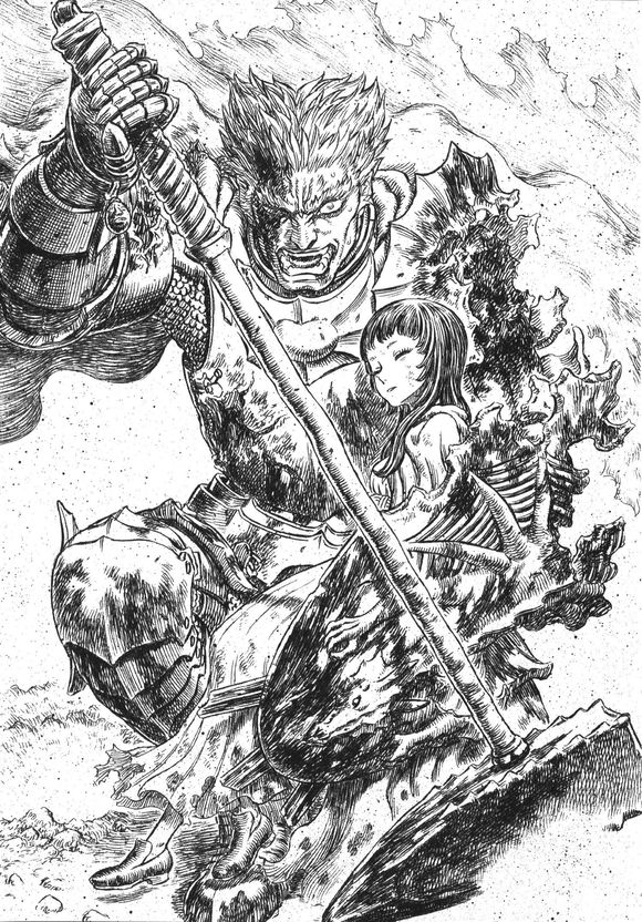 《剑风传奇 炎龙的骑士》小说插画