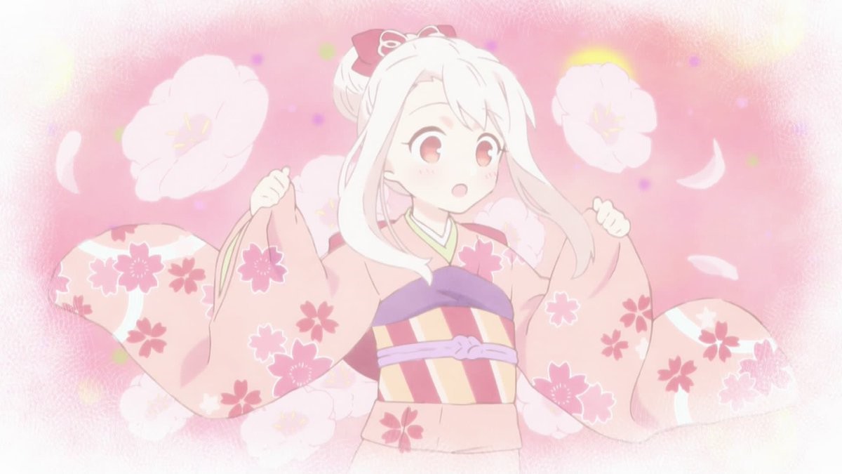 《卫宫家今天的饭》动画第3话先行图 和服伊莉雅萌翻天