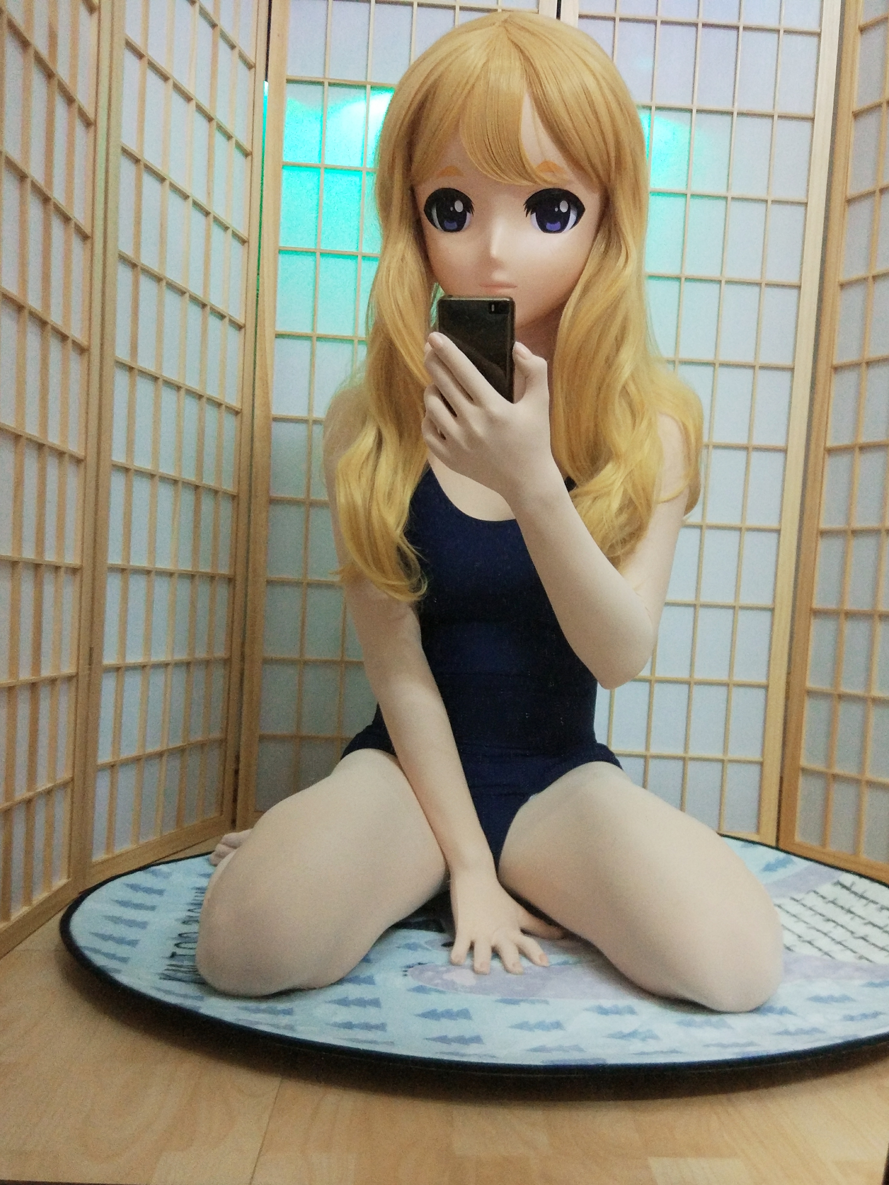 kigurumi摘下头壳,kigurumi摘头壳 【女装大佬】lolita x kigurumi角色原型琴吹紬