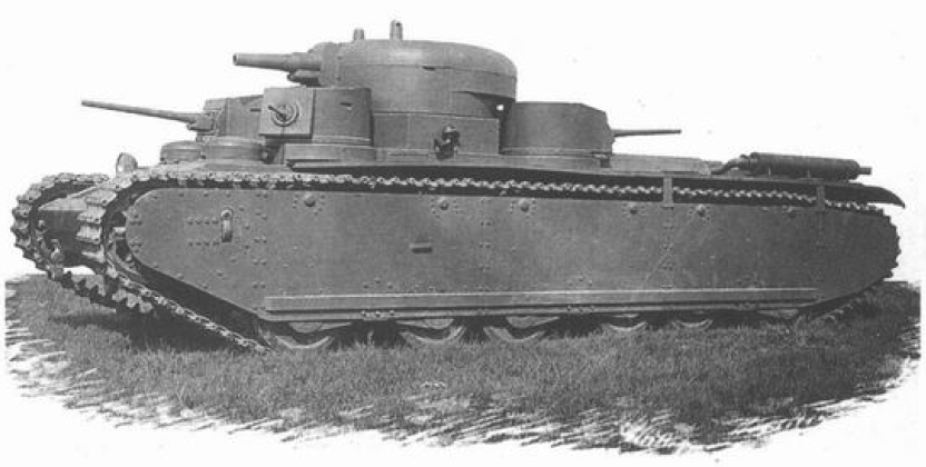 (*t-35-1坦克(左视图))
