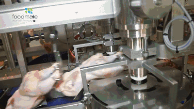 一只鸡从鸡蛋到炸鸡的流水线全过程,有点残忍但我看饿