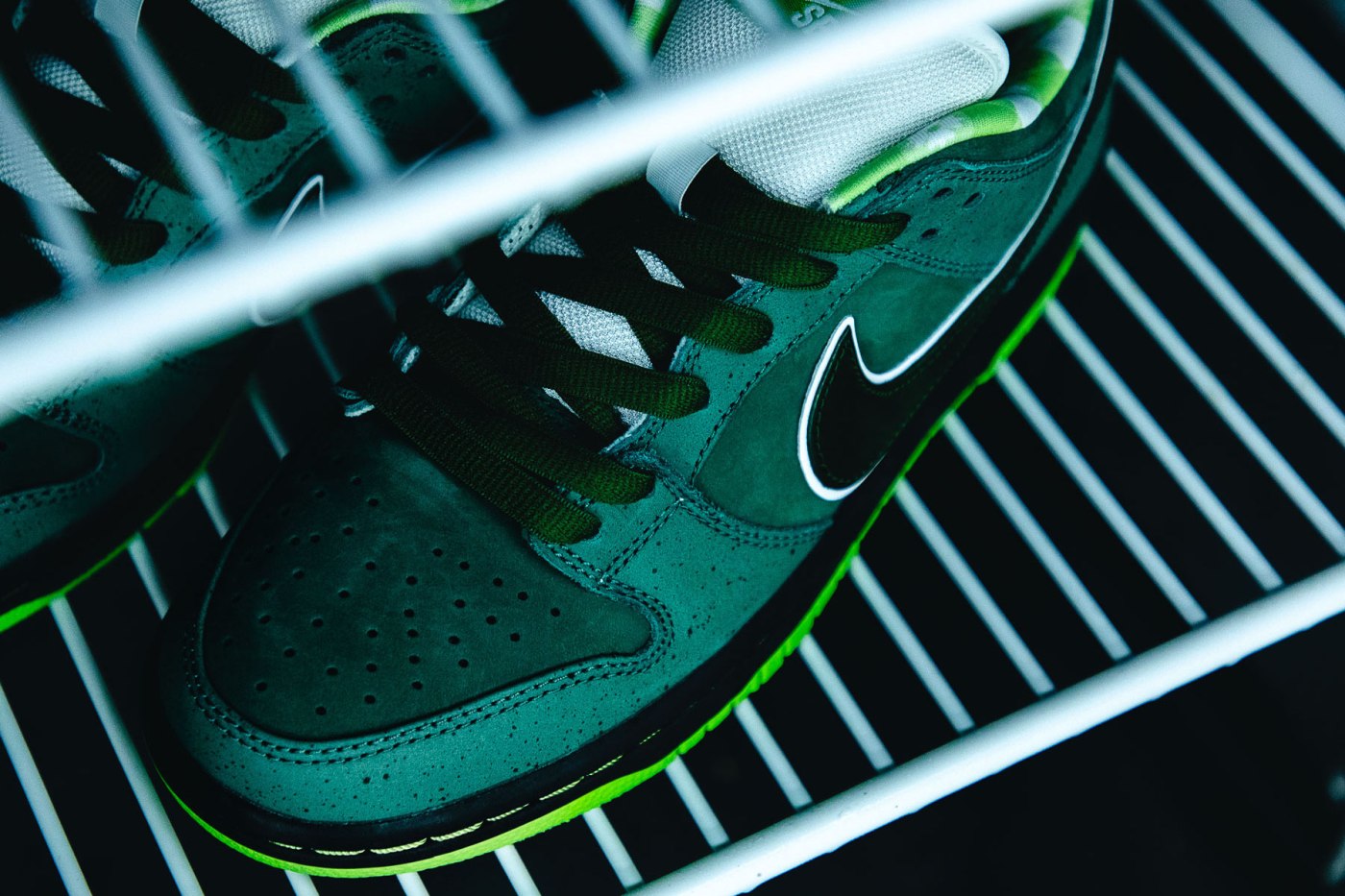 近赏concepts x nike sb dunk low「green lobster」配色