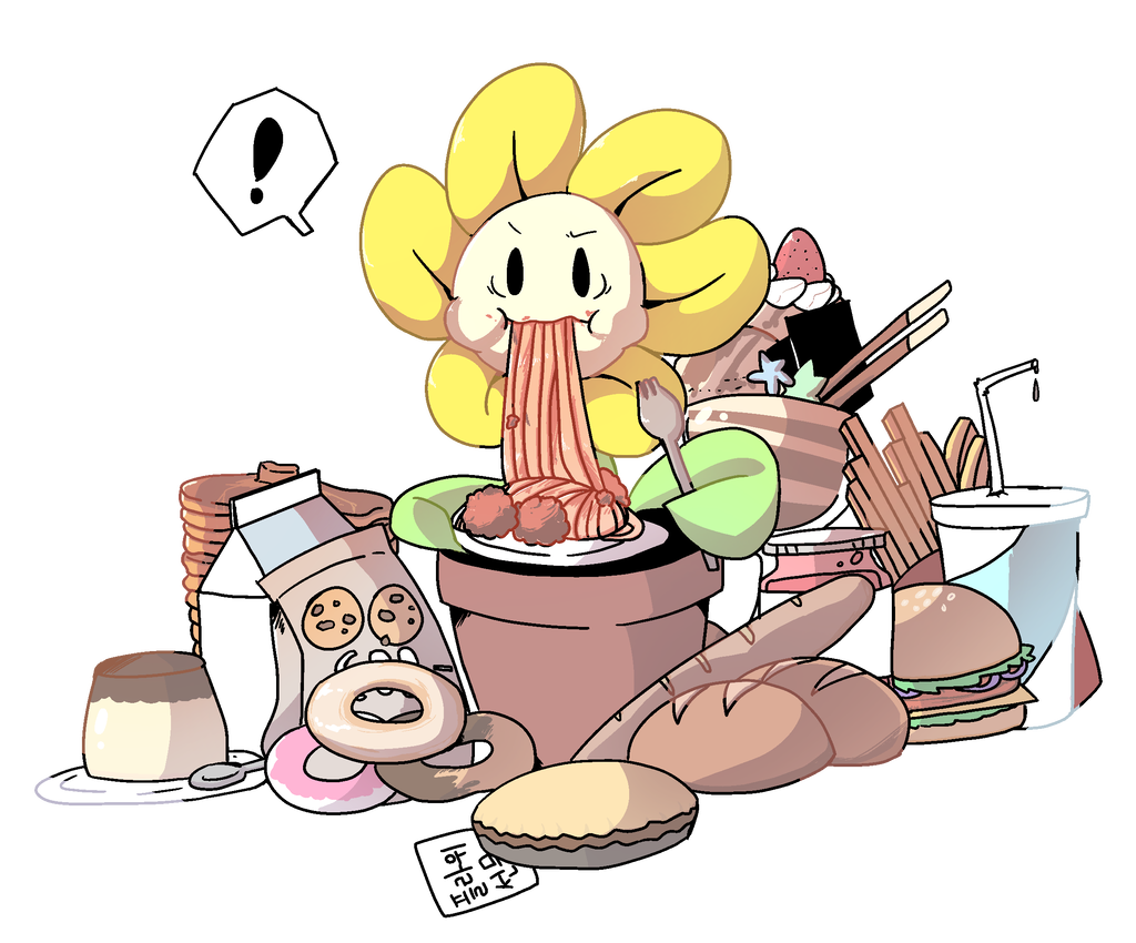 undertale传说之下精美人物图包flowey篇