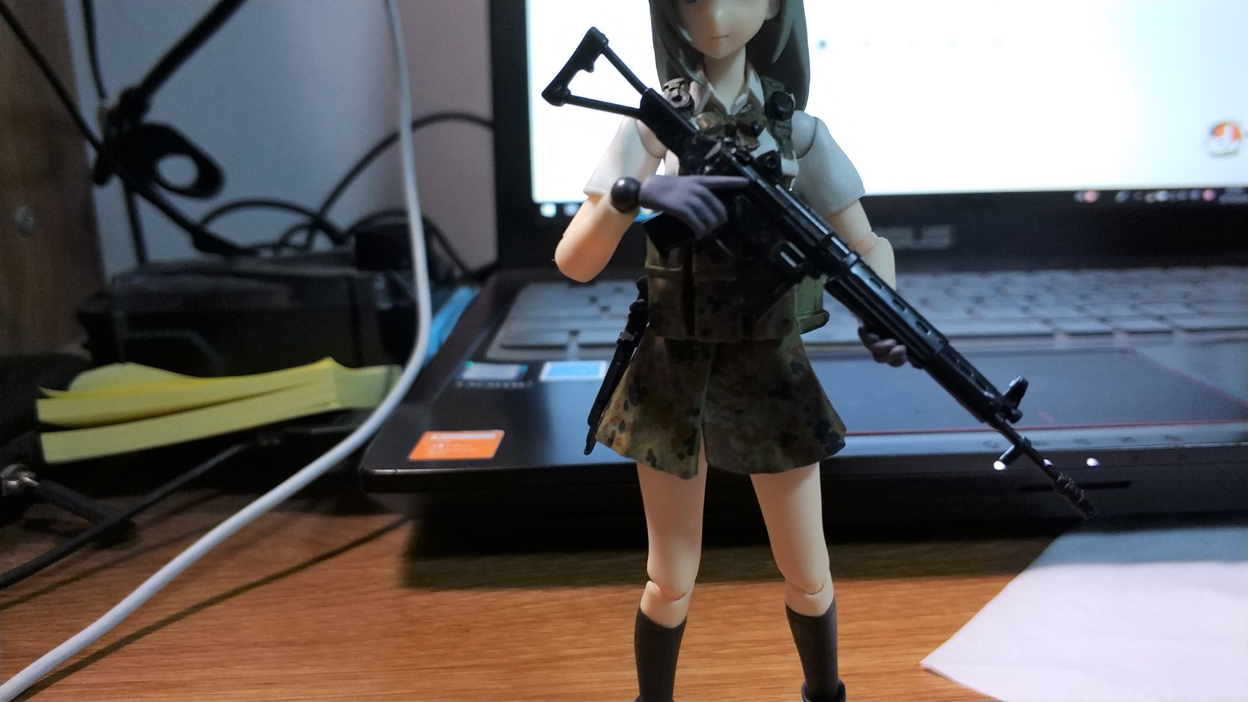 【figma开箱】sp-111 丰崎惠那——少女与枪,凯子与我