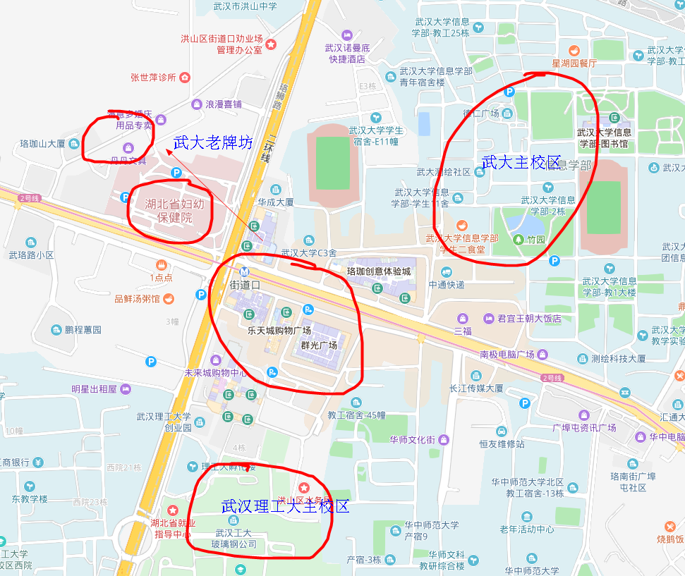 附近是宝通,还有亚贸购物中心,总医院.