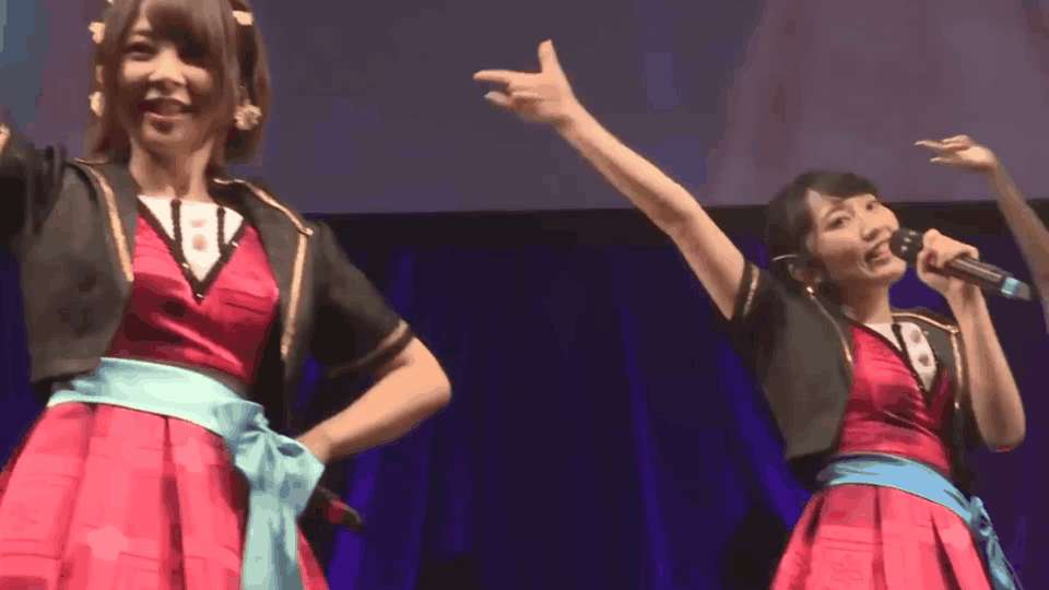 【佐贺偶像是传奇live】种田梨沙镜头gif