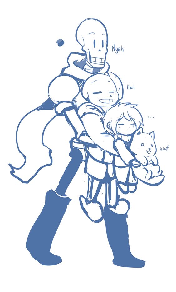 【undertale杂图】传说之下精美人物图包 (sans&papyrus&frisk第一期)