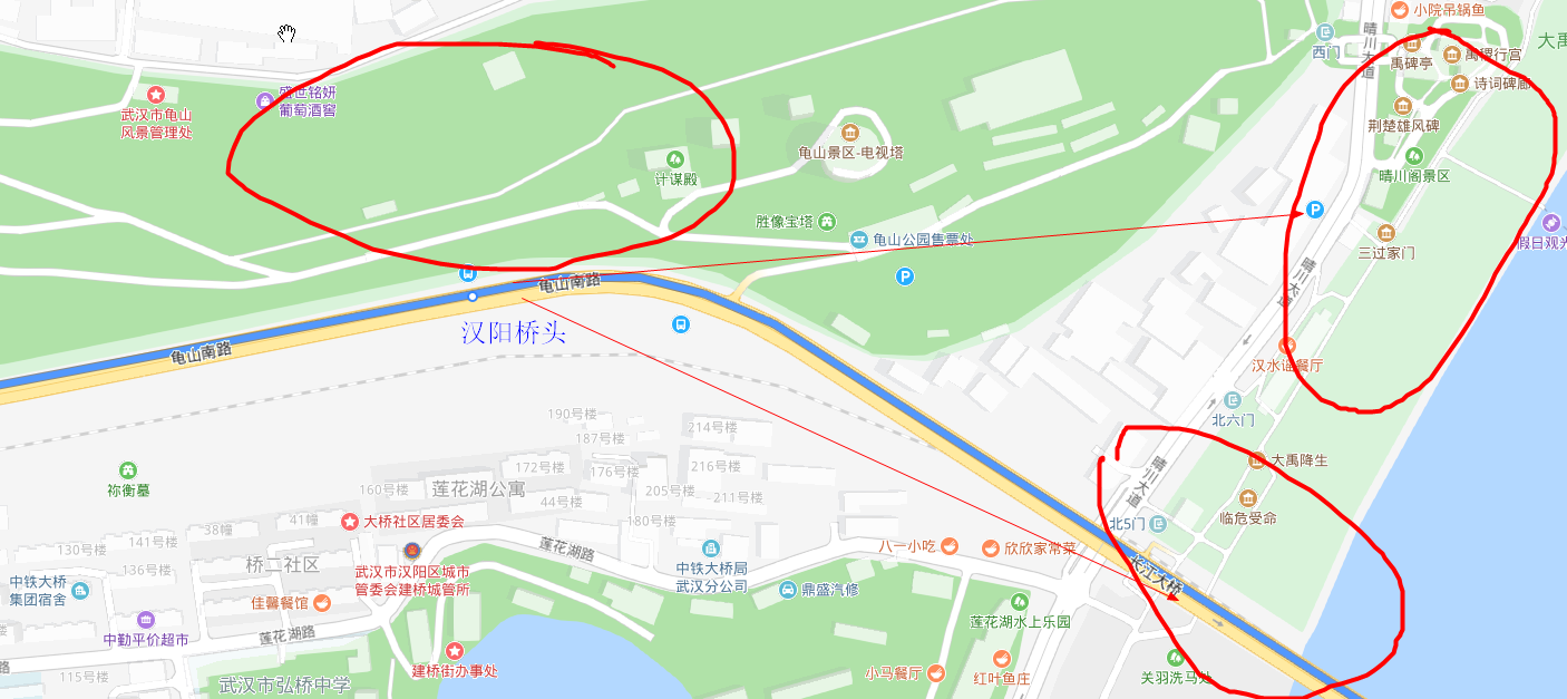 旅行指南坐着公交车游武汉401路