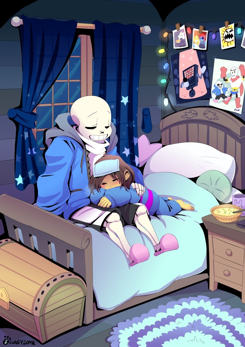 【undertale】传说之下精美人物图包 (frisk&sans2期)