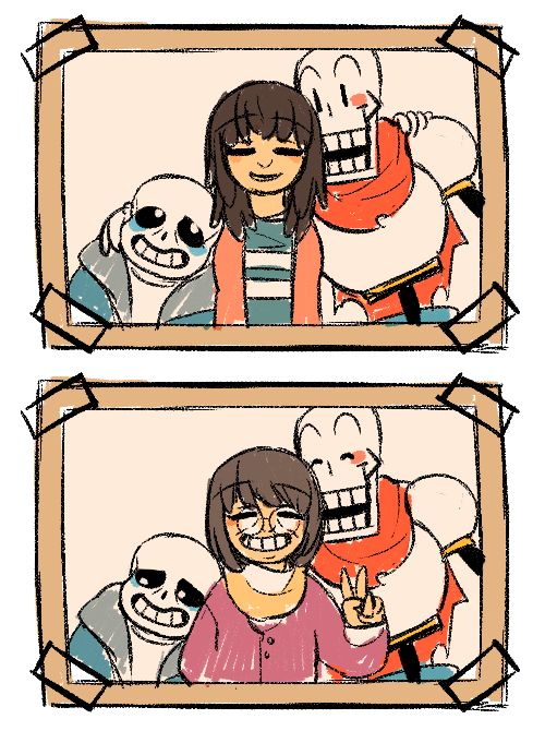 undertale传说之下精美人物图包frisksanspapyrus篇