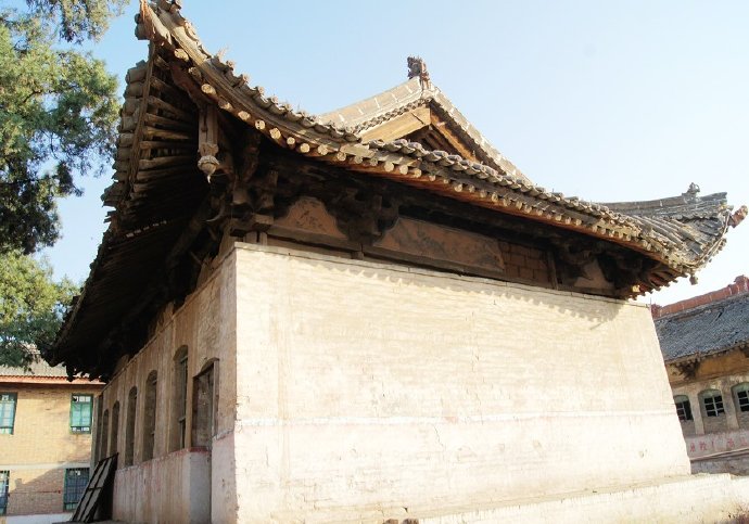 中国传统建筑唐的样子260寺庄弥陀寺献殿