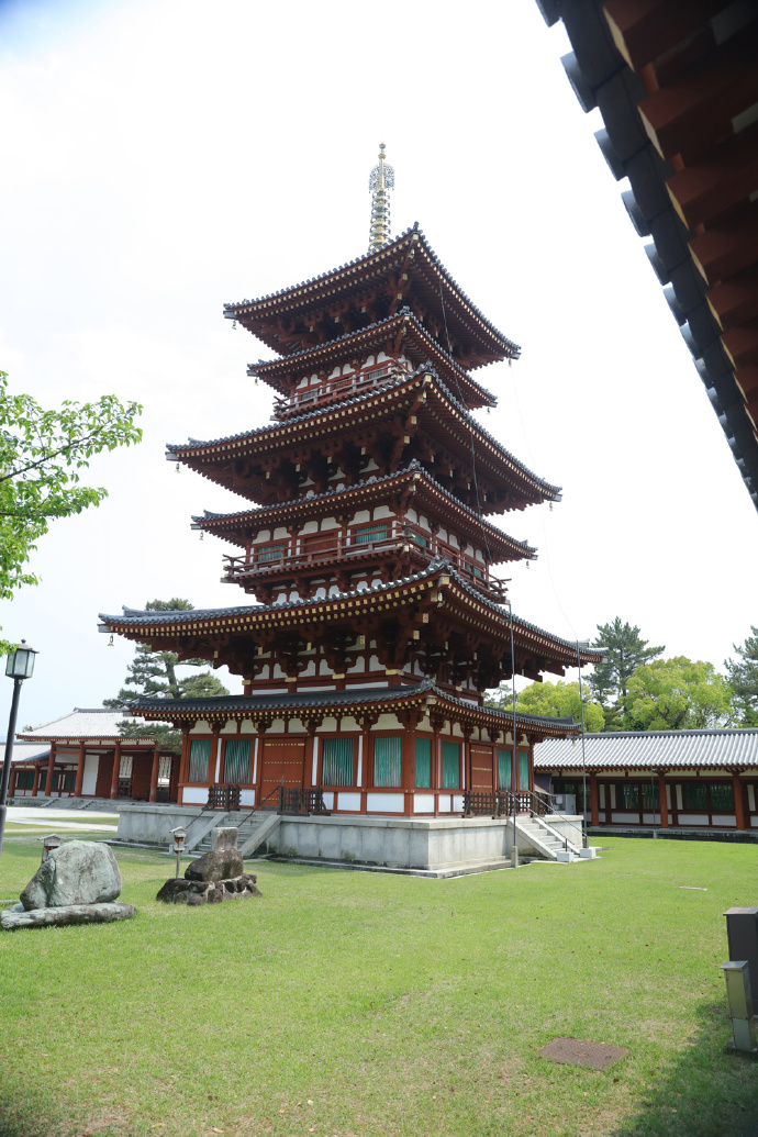 中国传统建筑唐的样子312药师寺