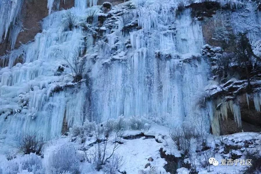 美轮美奂宛如走进了冰雪奇幻世界冬季的宗家沟1月·湟源宗家沟承包你