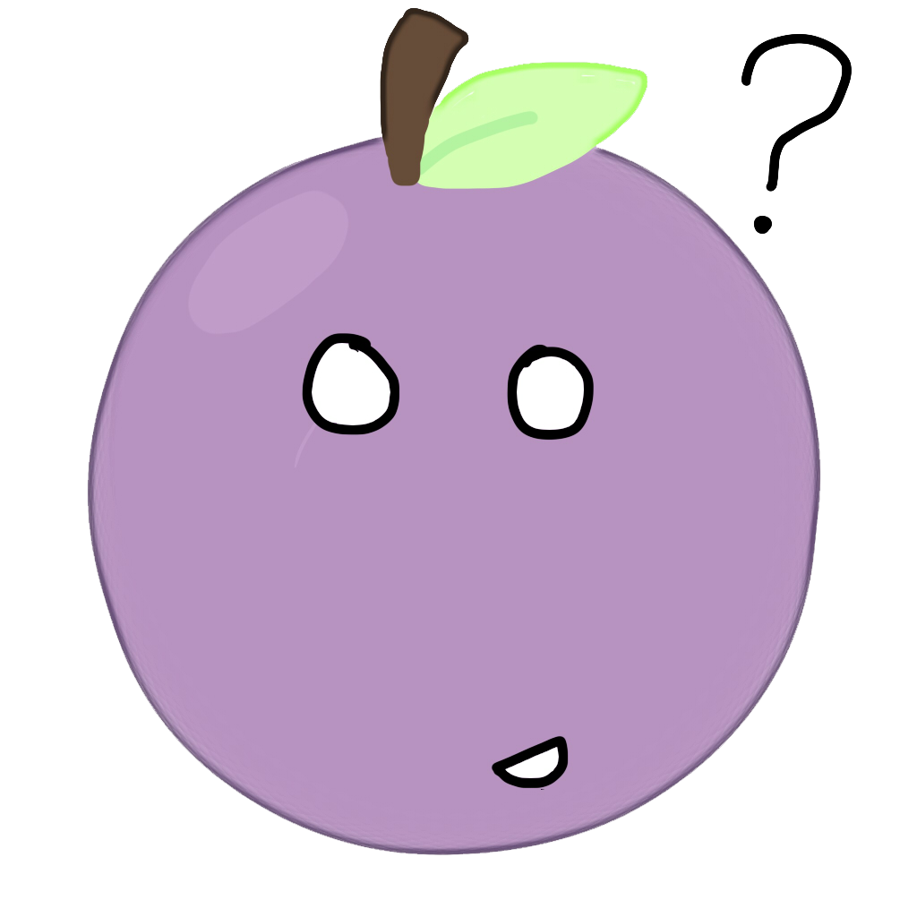 手绘的卡通葡萄表情包