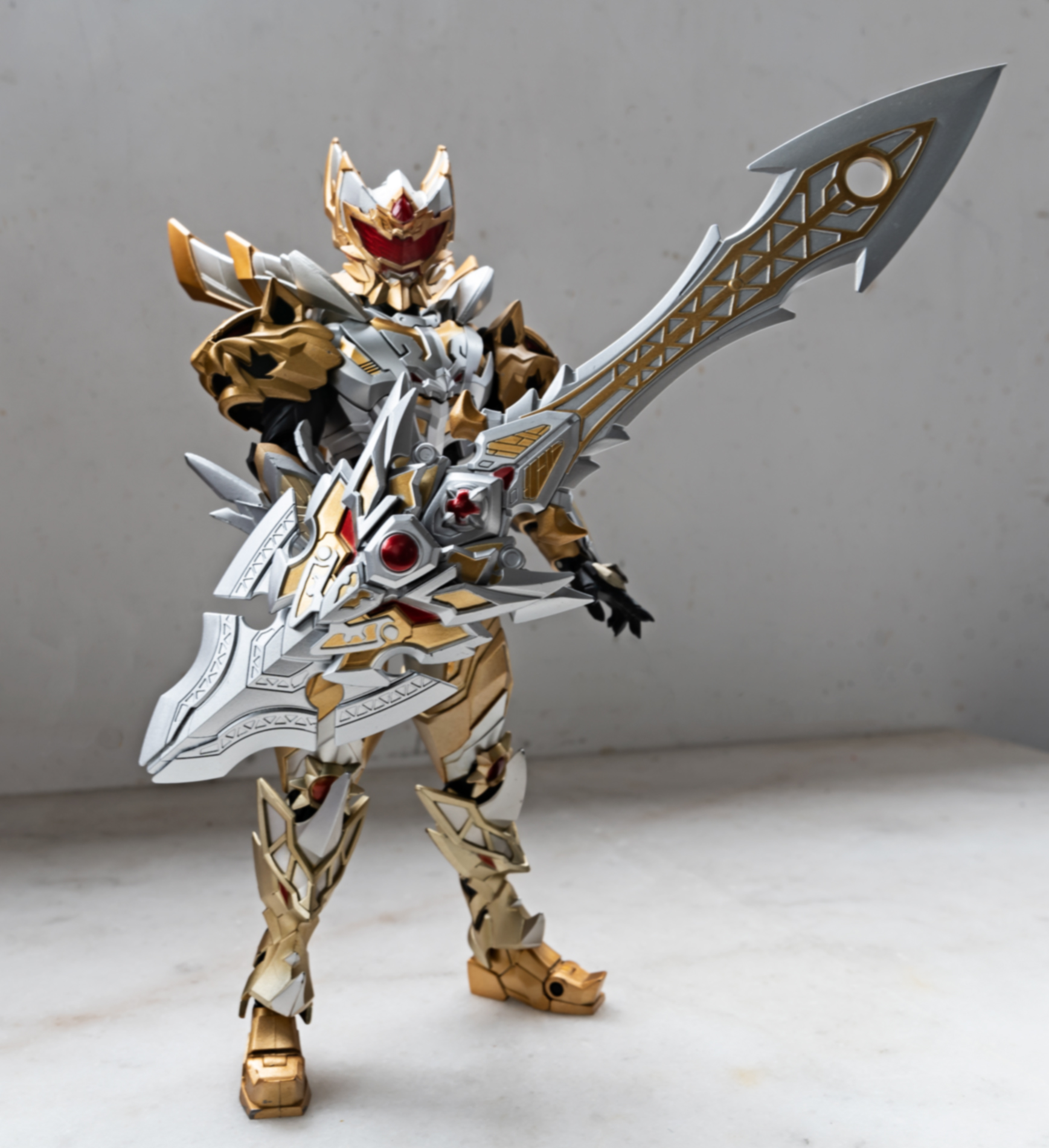 模玩瞎bb奥迪铠甲勇士进化版帝皇侠