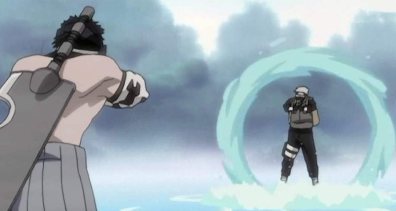 的水来发动,这样的水毫无疑问是可以饮用的,卡卡西与再不斩对战期间