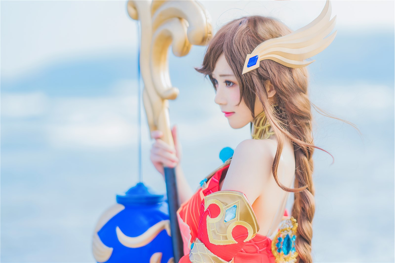 每日cos沧海之矅倾城之容最美大乔cosplay