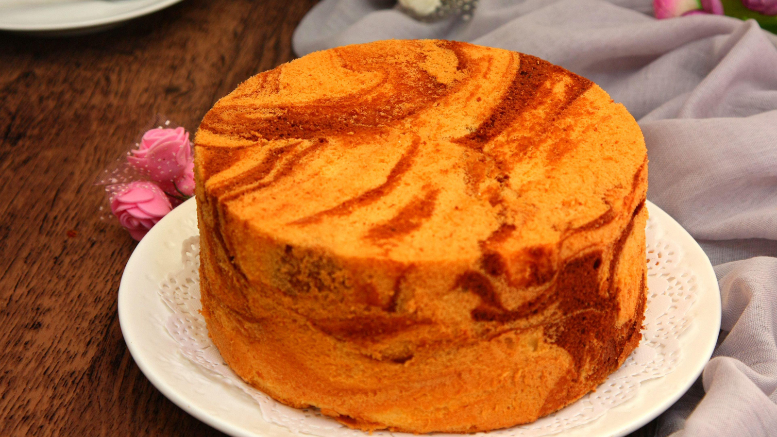 蛋糕烘焙知识百科100章第四章面糊类蛋糕大理石蛋糕的做法大理石蛋糕