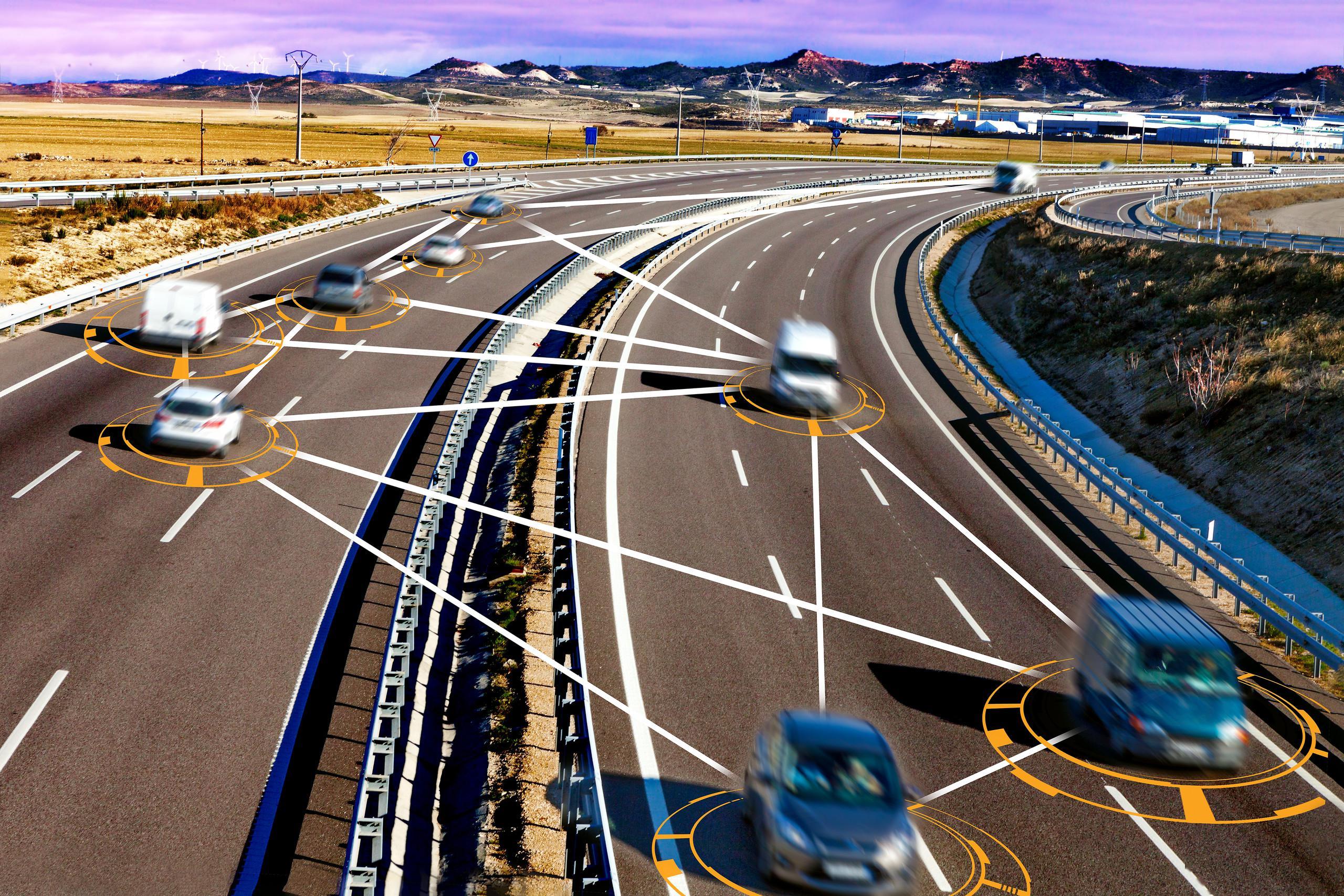 智慧高速公路概念图片
