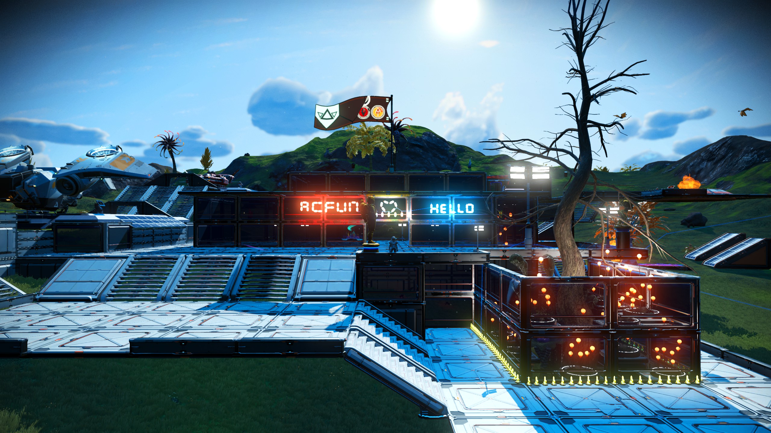 无人深空造基地啦