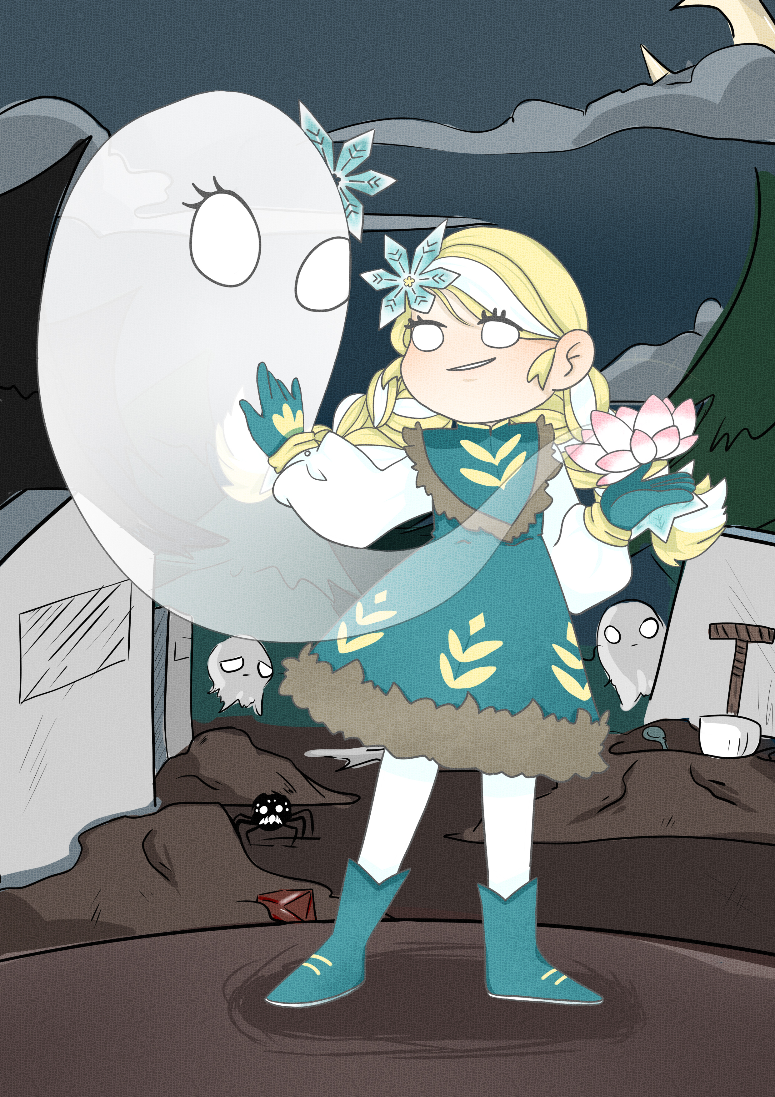 【画师修炼】饥荒温蒂