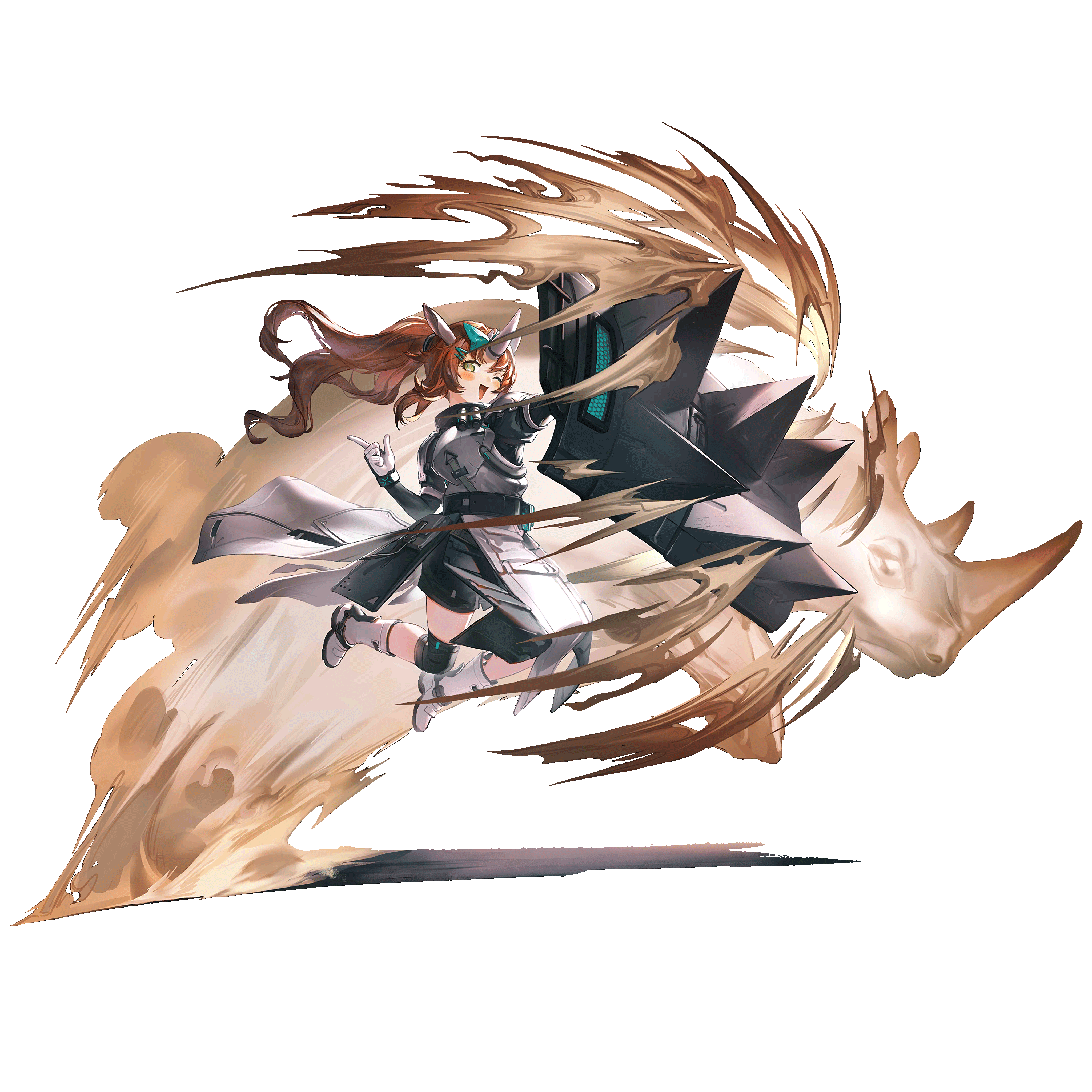 明日方舟瑕光立绘 剧情调色壁纸