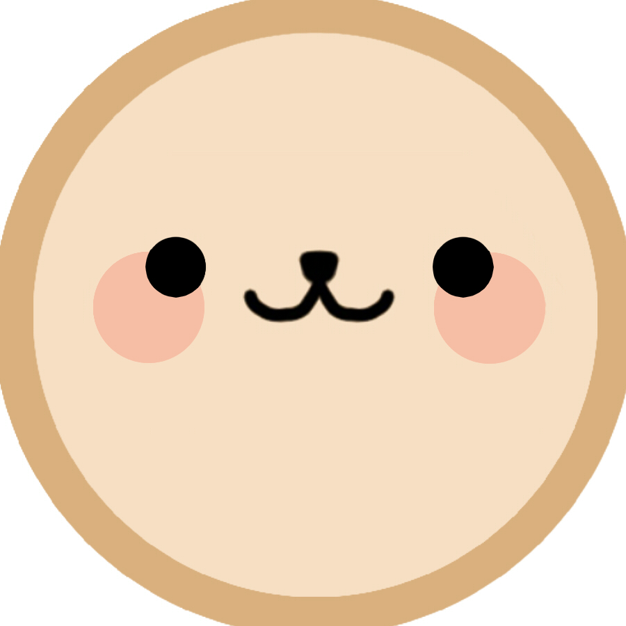 卡通圆头像奶茶兔可爱小表情奶茶圆胖子头像