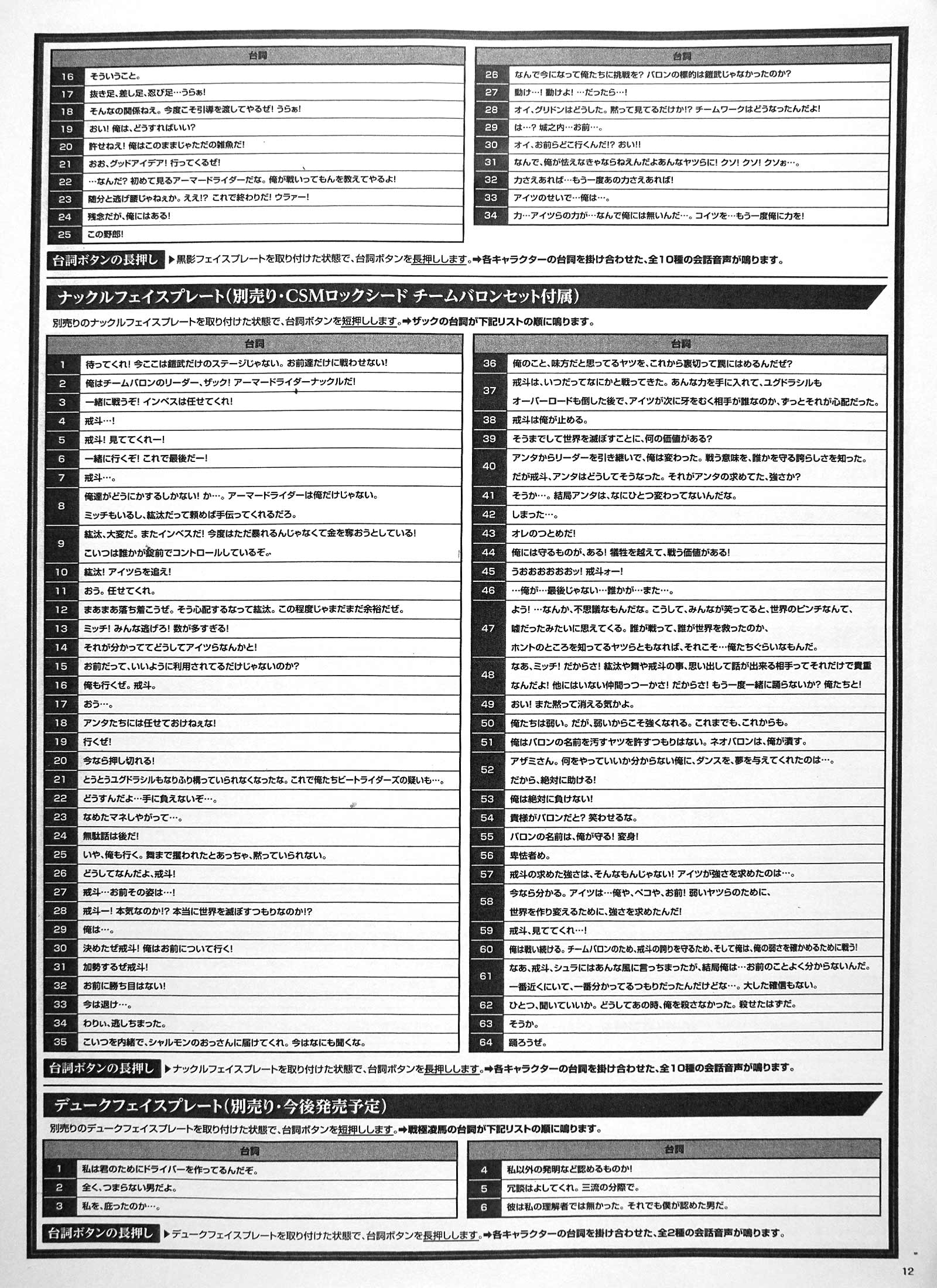 csm假面骑士铠武战极驱动器港版日版说明书分享