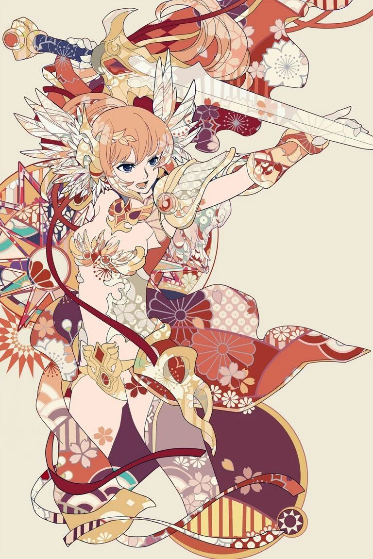 多图预警超细腻的日系二次元和风插画作品值得收藏的精美插画