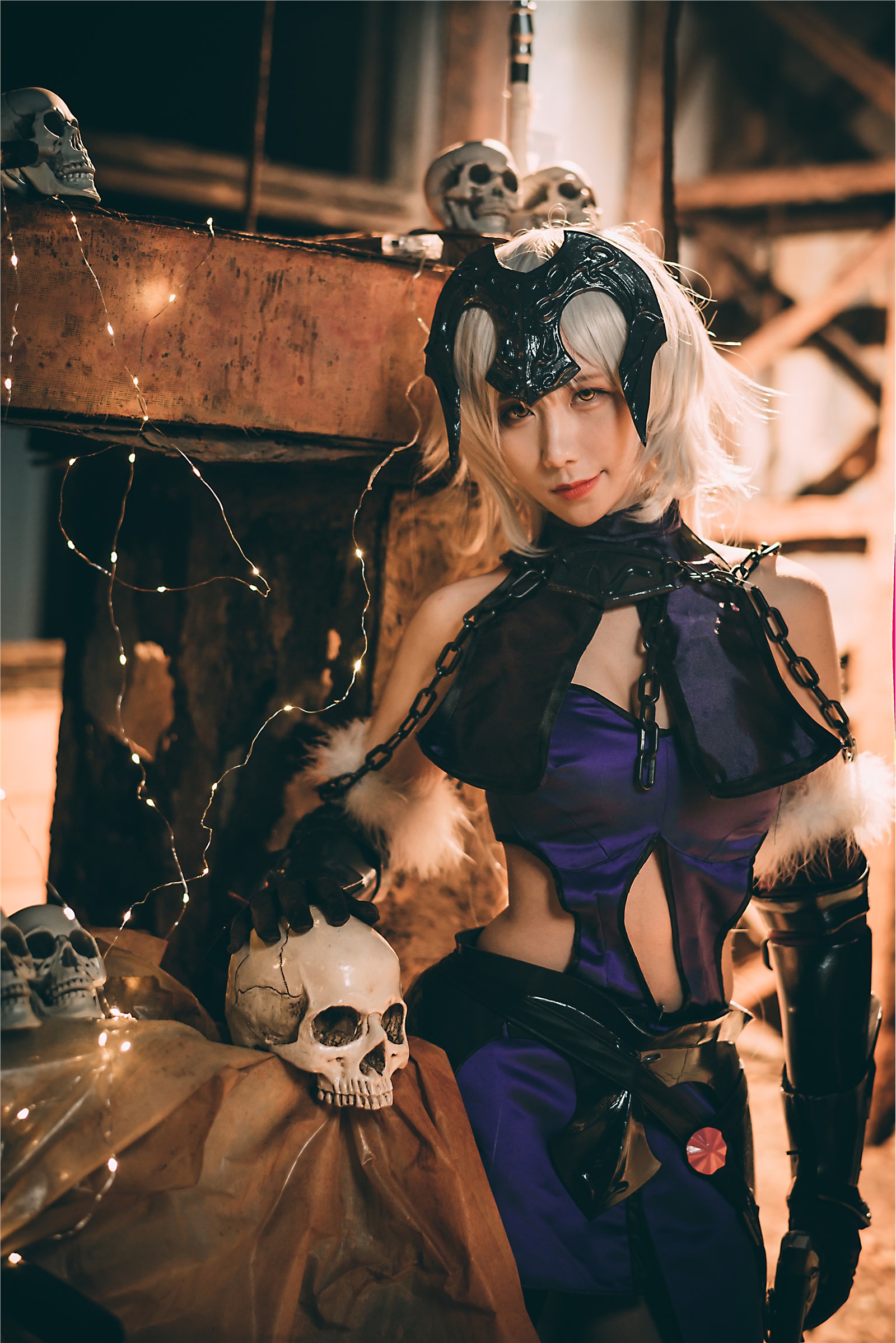 每日cos如此邪魅的黑贞德让我这本就瘦弱的身体雪上加霜