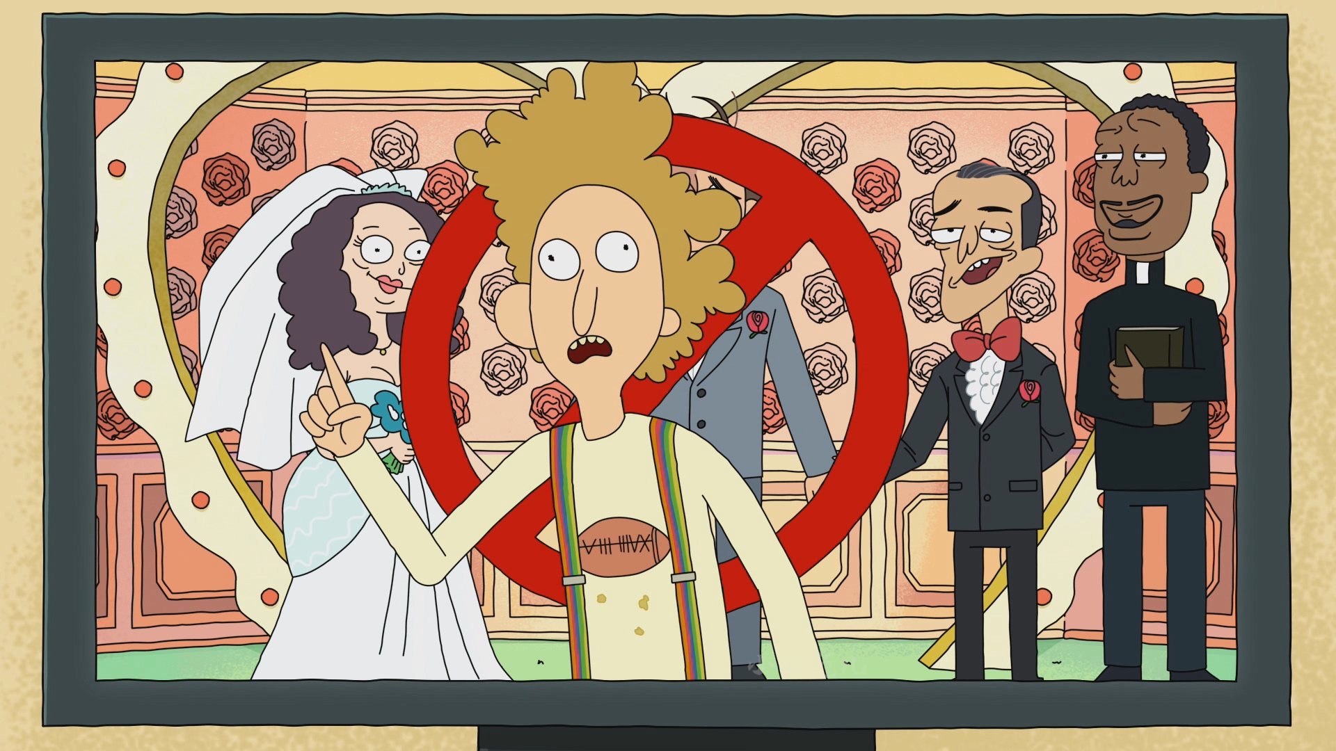 《来电惊魂》)瑞城给傻瑞克分配的莫蒂形象对应1985年的剧情电影