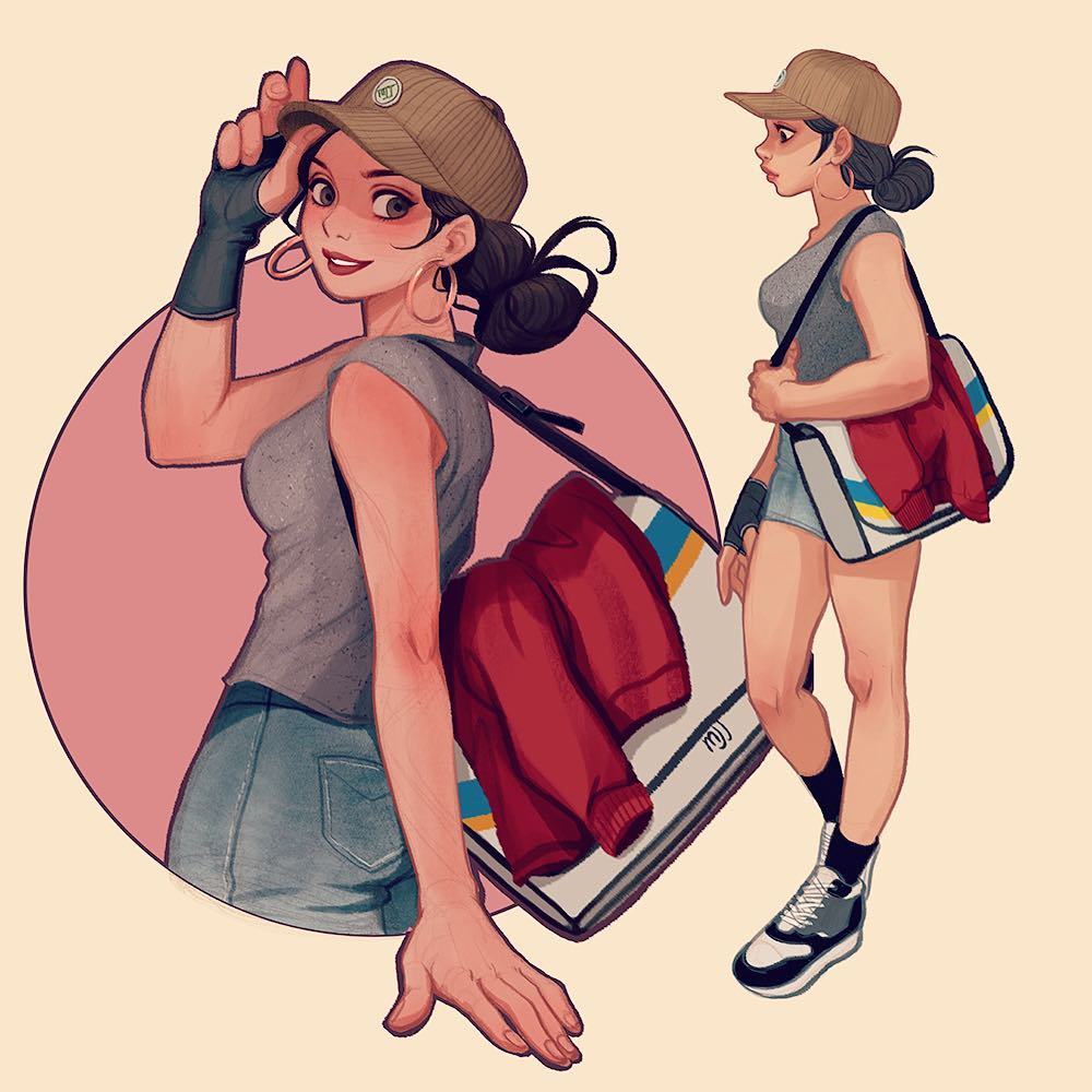 欧美风人物大气a好喜欢67画师mjj67