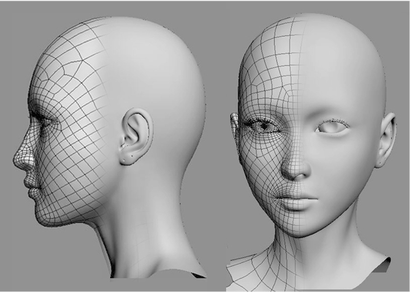 3dmax建模,人物佈線難?