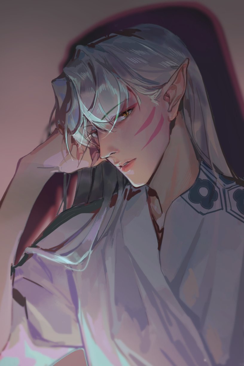 强大美丽高傲不善表达的杀生丸sama画师mmmilk