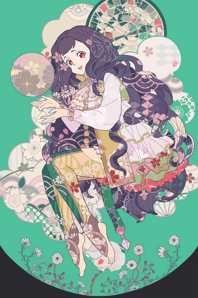 【多图预警】超细腻的日系二次元和风插画作品,值得收藏的精美插画!