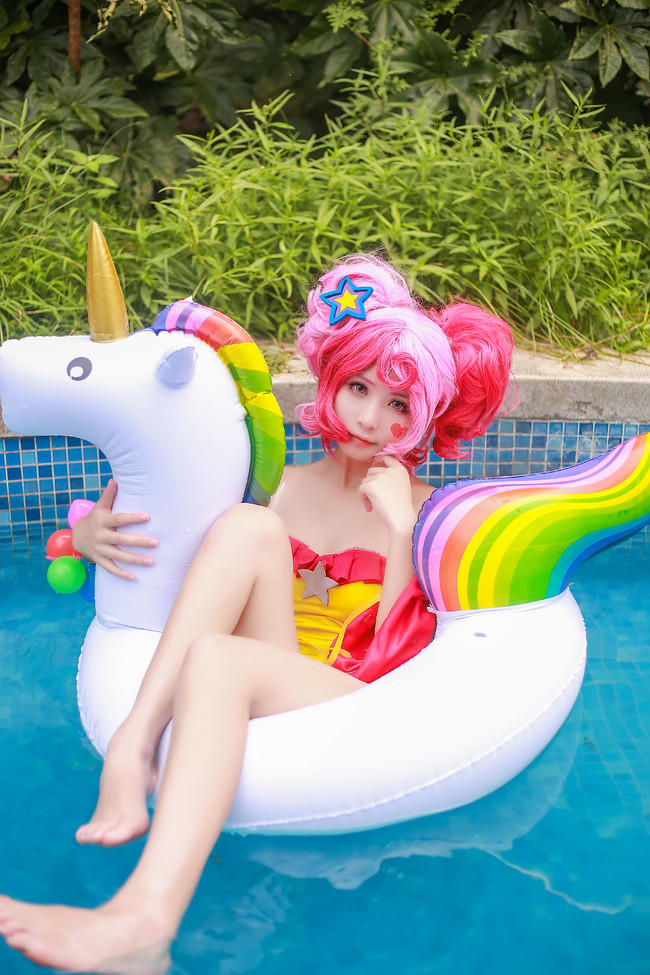 【cos】王者荣耀 小乔缤纷独角兽